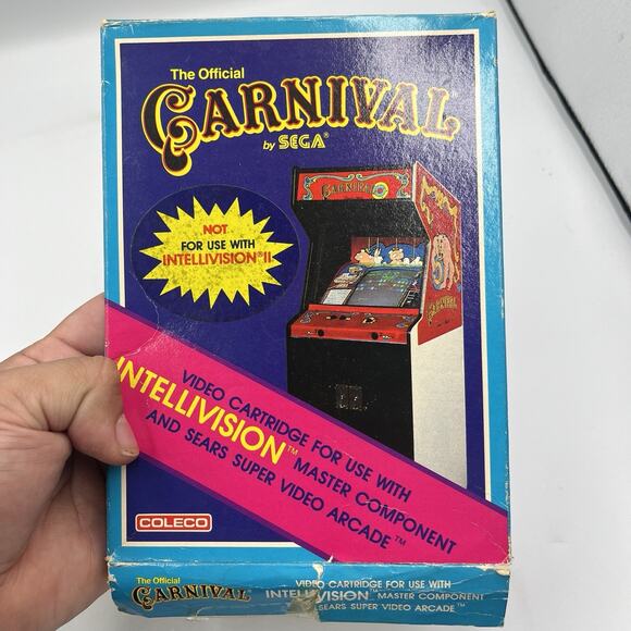 Vintage 1982 Coleco Intellivision Carnival by Sega Game - Picture 5 of 5